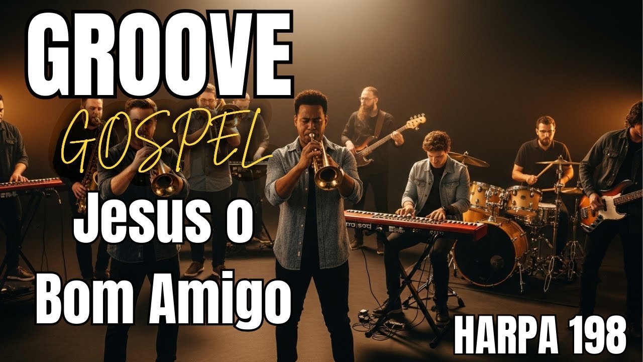 🤝 JESUS, O BOM AMIGO (198) EM GROOVE – LOUVORES ANTIGOS DA HARPA CRISTÃ