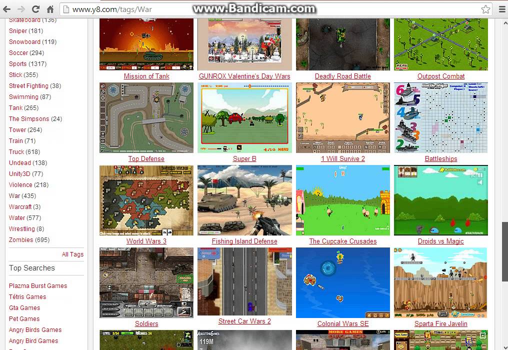 Y8.com Over 5 Million Games Peek/Site See