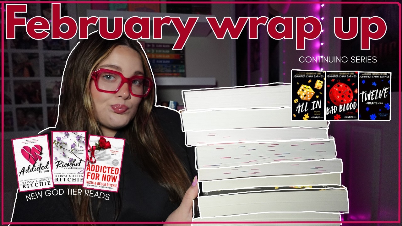 Lets talk about he 9 books I read in February!🏹💘 | buddy reads | new five stars!