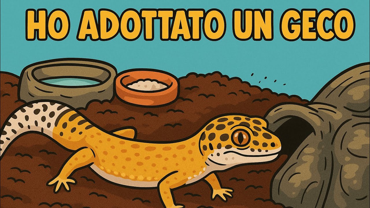 UN NUOVO ARRIVO A CASA: HO ADOTTATO UN GECO LEOPARDINO! 
