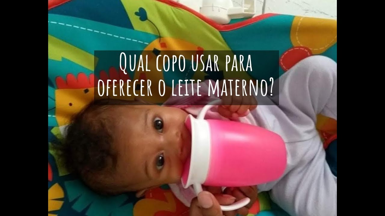 Como e qual copinho oferecer leite materno na ausência da mãe
