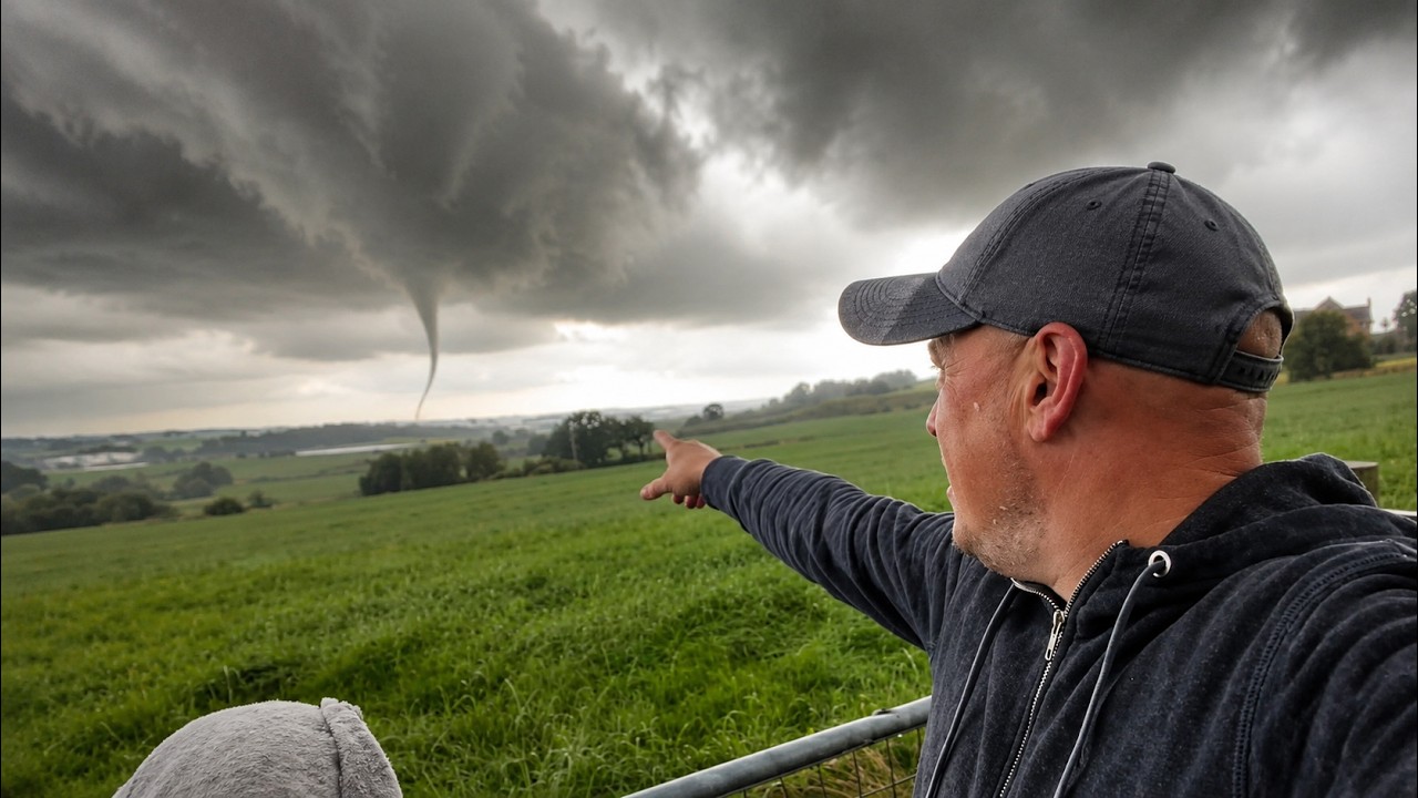 Это торнадо в Великобритании? Заснято на камеру! | Storm Chasers UK