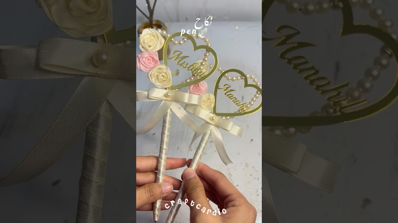 DIY NIKKAH PEN 🕊️