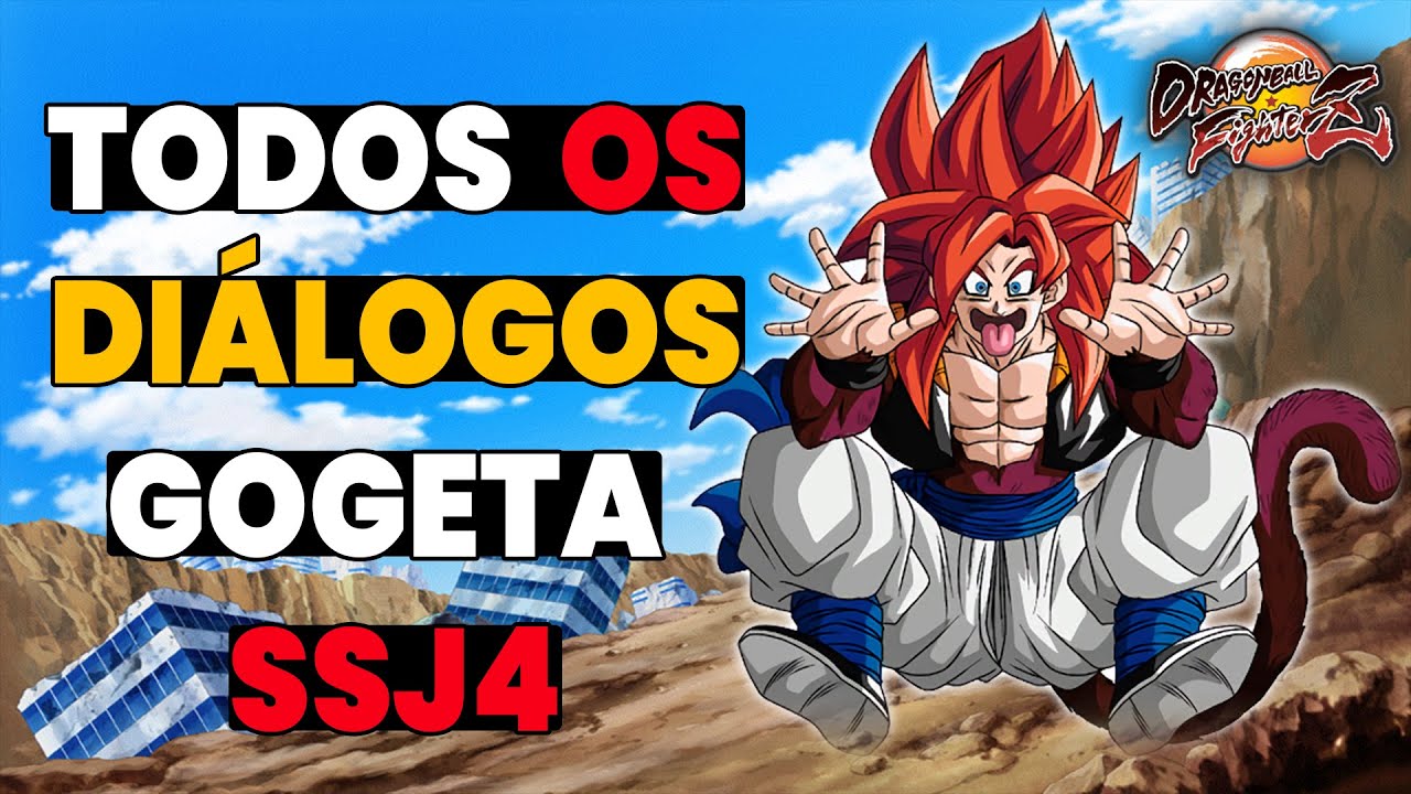 GOGETA SSJ4 | Diálogos + Dramatic Finish | DRAGON BALL FIGHTERZ