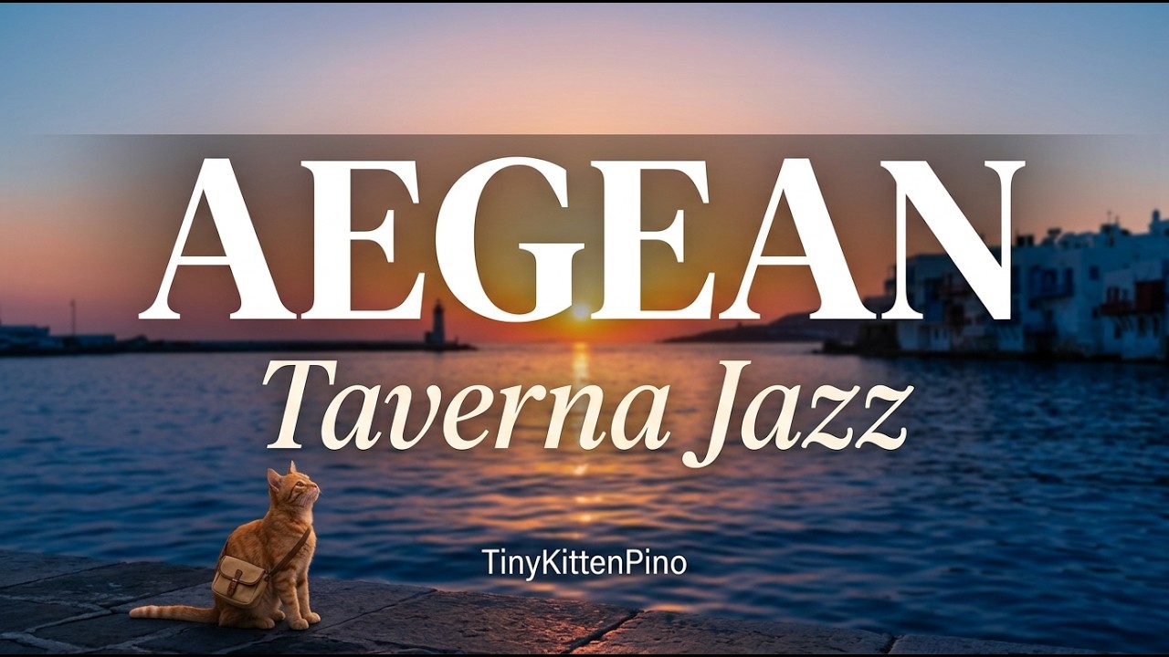 🎷 Tawerna nad Morzem Egejskim Rebetiko BGM | Grecka Jazz Caf&eacute; &middot; 1 godzina | Śr&oacute;dziemnomorska playlis