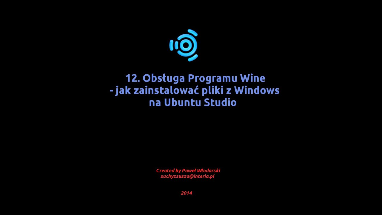 Jak zainstalować pliki z Windows na Ubuntu Studio