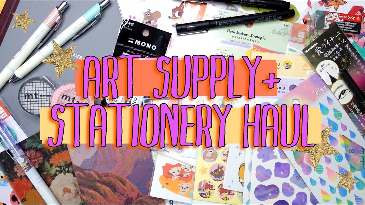 Art Supply & Stationery Haul (Jet Pens & Daiso)