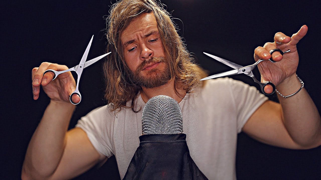 💈 Ultra FAST RAW ✂️Professional Barbershop Scissor Cut✂️ASMR [1Hour]