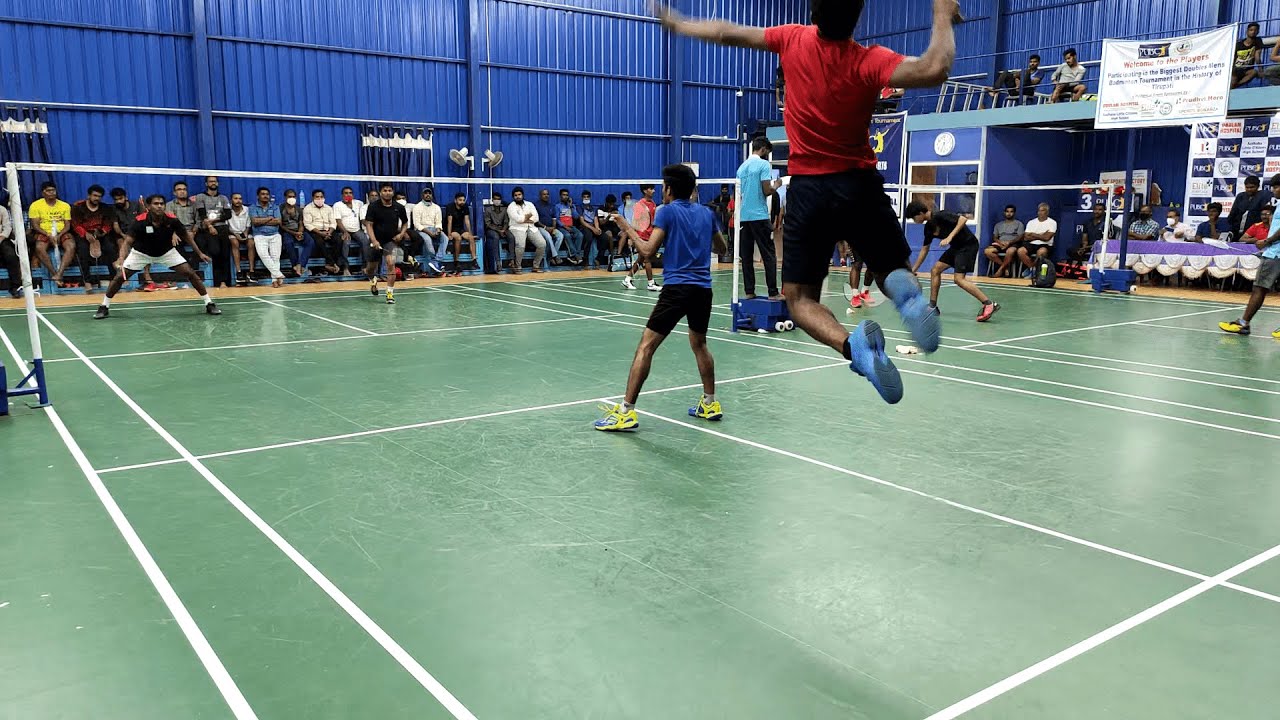 Arun/Srujan vs Sunil/Suresh | Men Doubles | Quarter Finals | PUBC Badminton Tournament 2021
