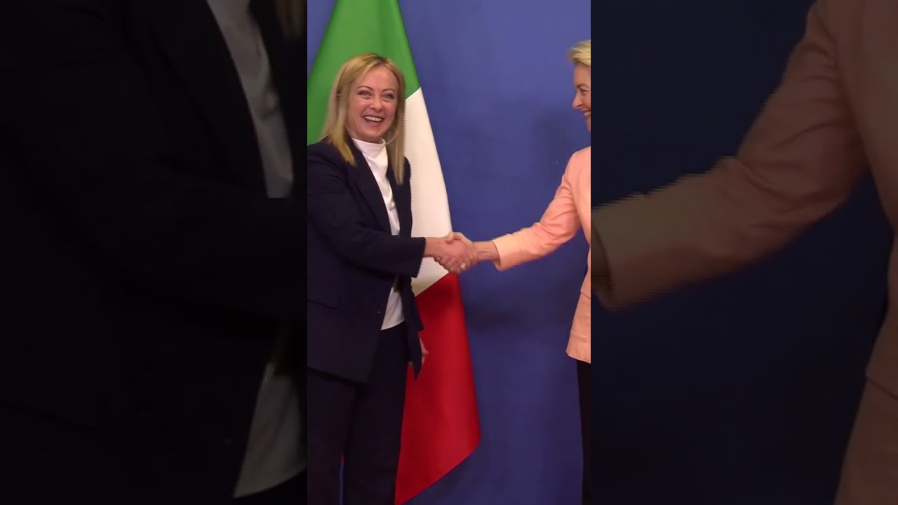 Italy&rsquo;s Meloni has a message for Brussels: I&rsquo;m here! Von der Leyen welcomes  Giorgia Meloni
