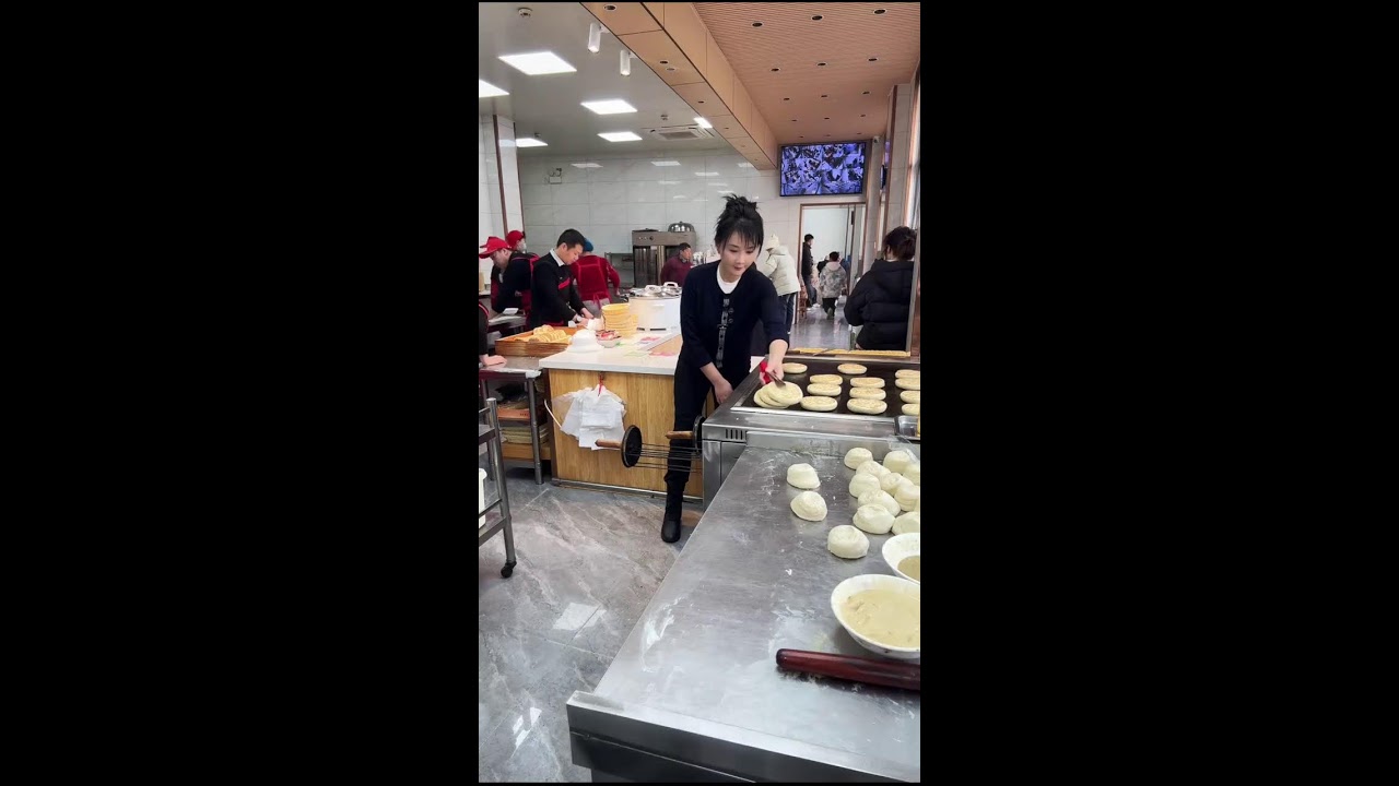 Raw Livestream | Shaobing Making from Scratch | Dough Pressing to Oven Loading