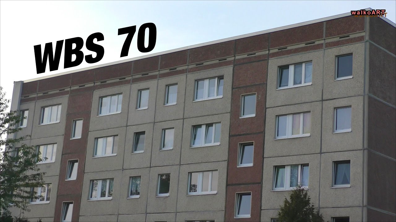 DIE PLATTE - Typische Plattenbauten WBS 70 DDR 1972 - 1990 - Typical prefabricated buildings GDR