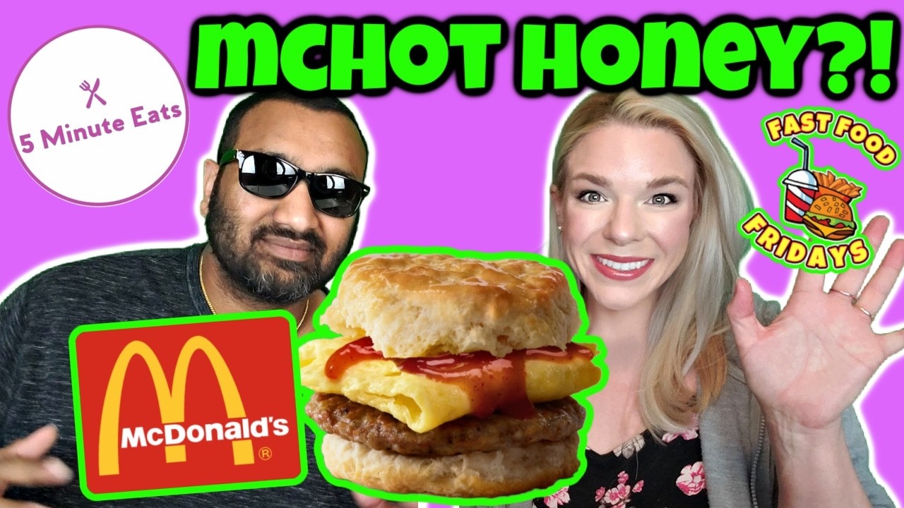 Обзор печенья с острой медовой колбасой и яйцом от McDonald's