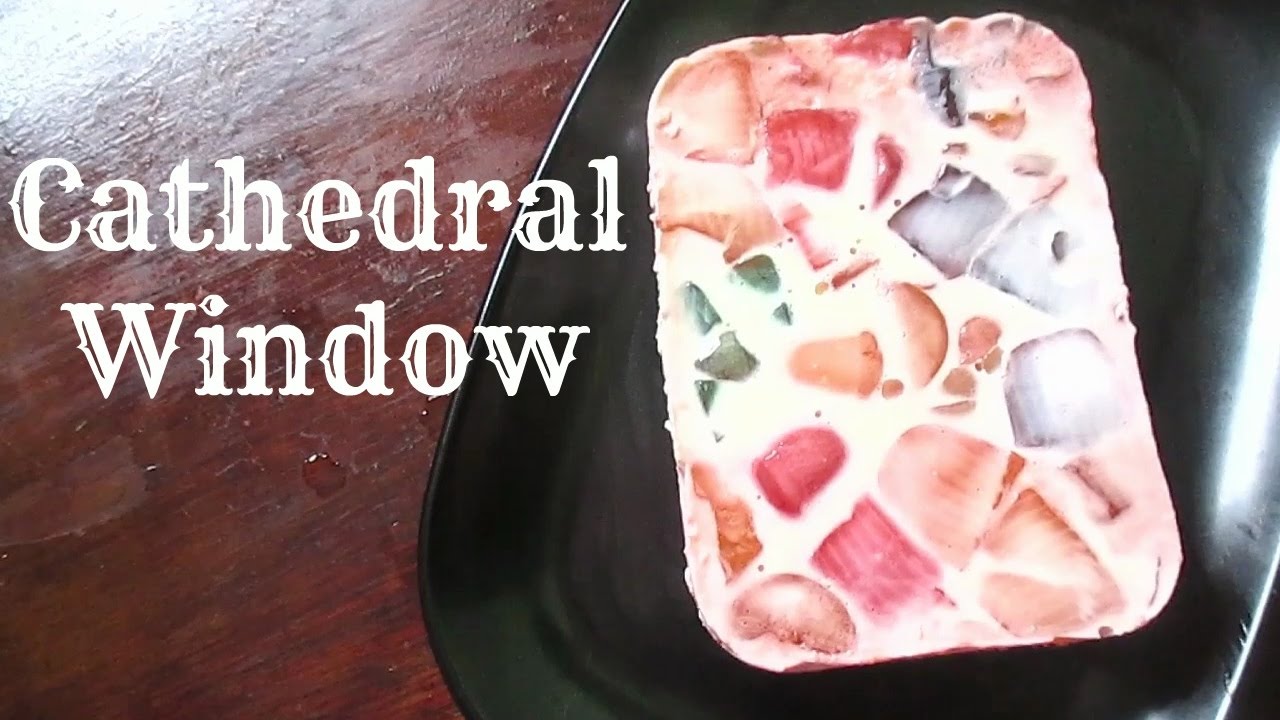 Cathedral Window Gelatine Dessert | Jelly Recipe
