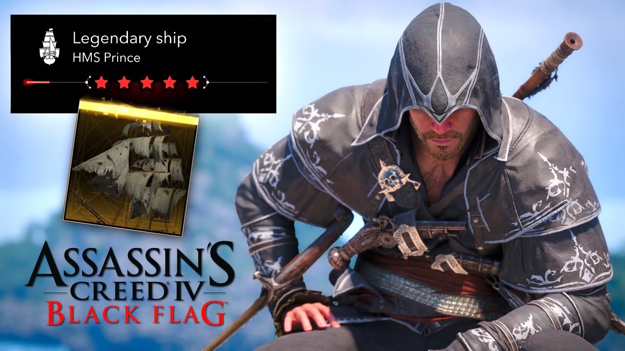 Как легко победить легендарный корабль HMS Prince &mdash; Assassin's Creed Black Flag Resynced