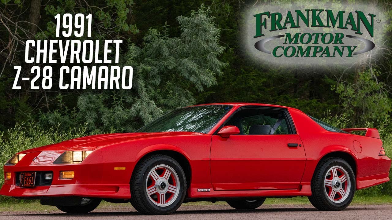 1991 Chevrolet Camaro Z28: Low Mileage Beauty with V8 Power | Frankman Motors