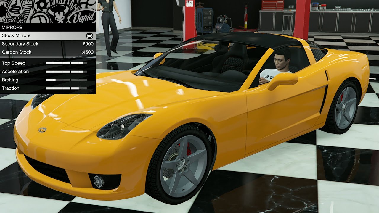 GTA 5 - DLC Vehicle Customization - Invetero Coquette D5 (Corvette C6)