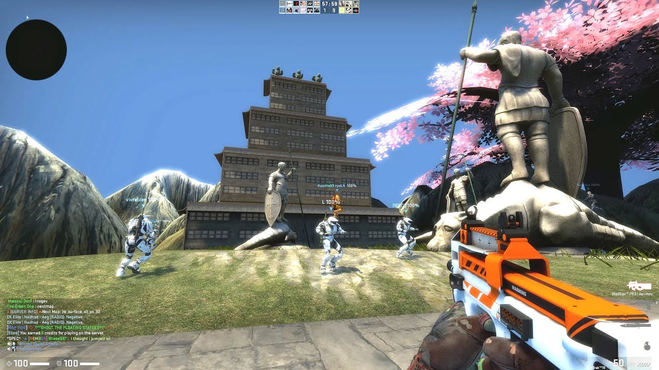 CSGO: Zombie Escape Mod - ze_Lucy_Escape_b1 (Level 2) BOSSFIGHT FAIL on Gamers United