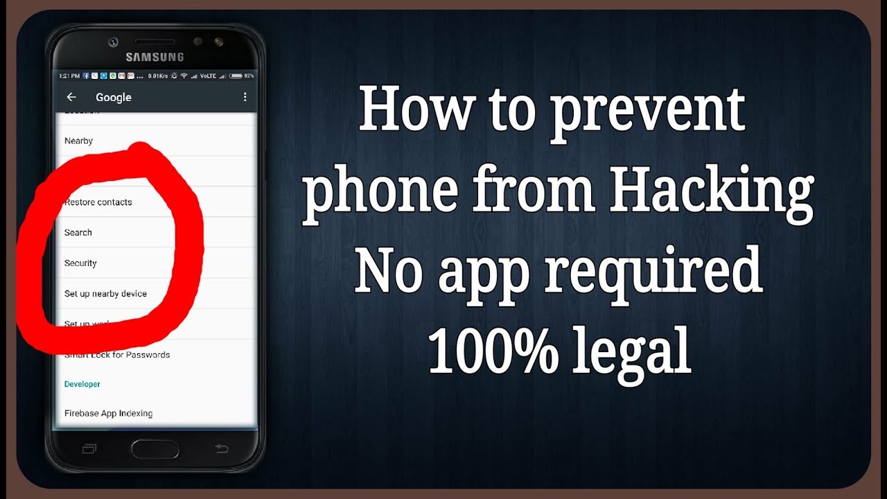 How to prevent your mobile from hacking