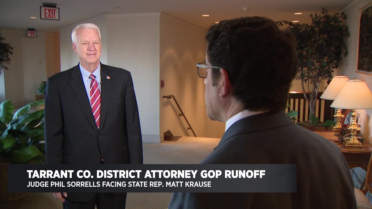 Interview with Tarrant County District Attorney Candidate Judge Phil Sorrells