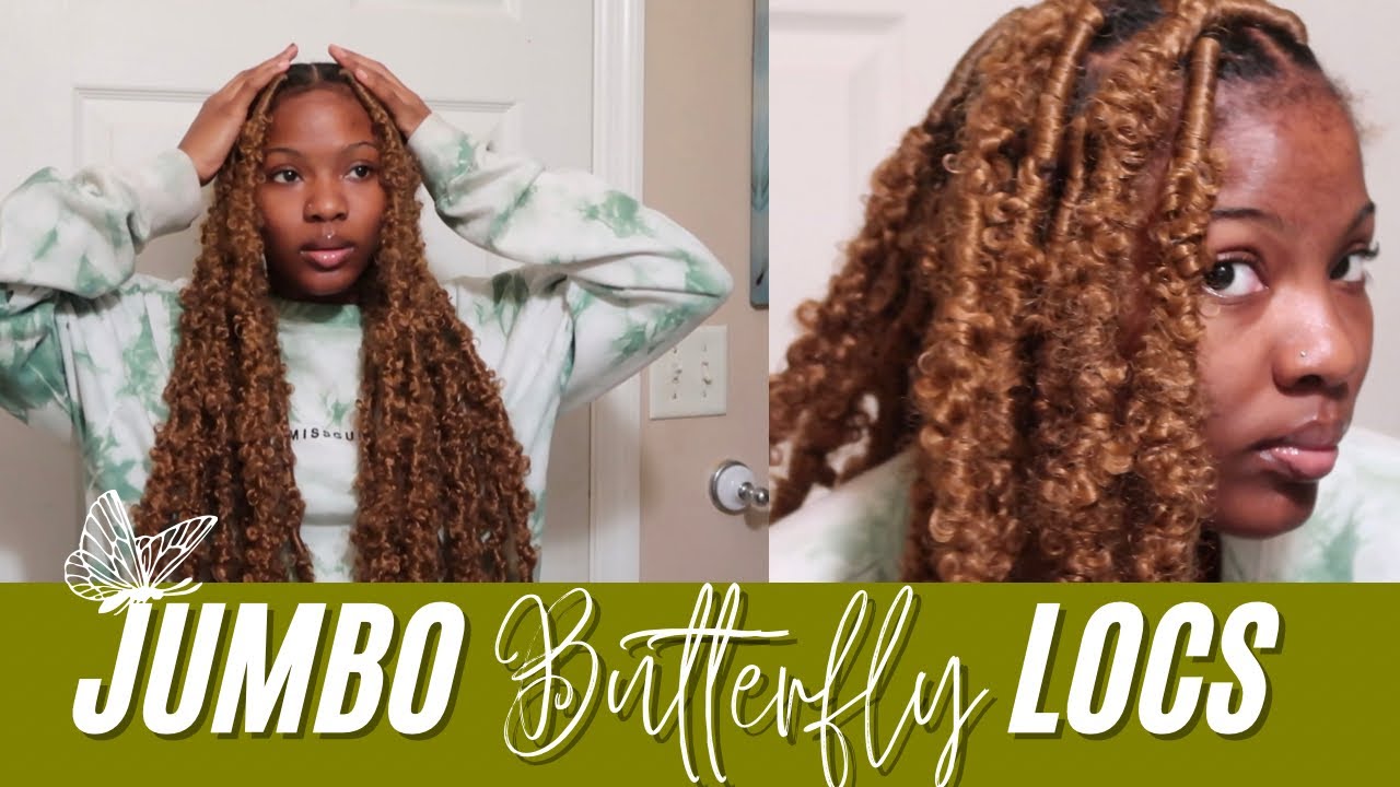 how to jumbo butterfly locs tutorial