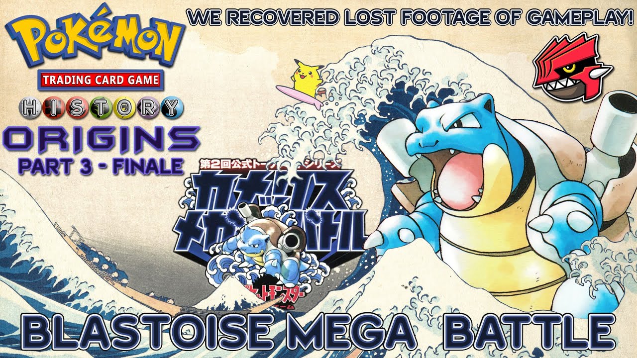 Pokemon TCG History Origins -  Blastoise Mega Battle - 1998