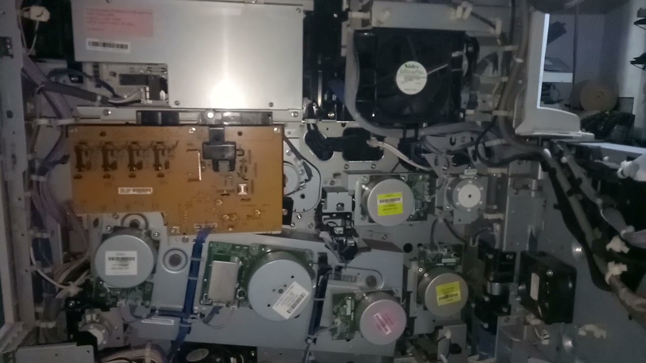 konstuksi board dan motor penggerak mesin workcentre/fujixerox