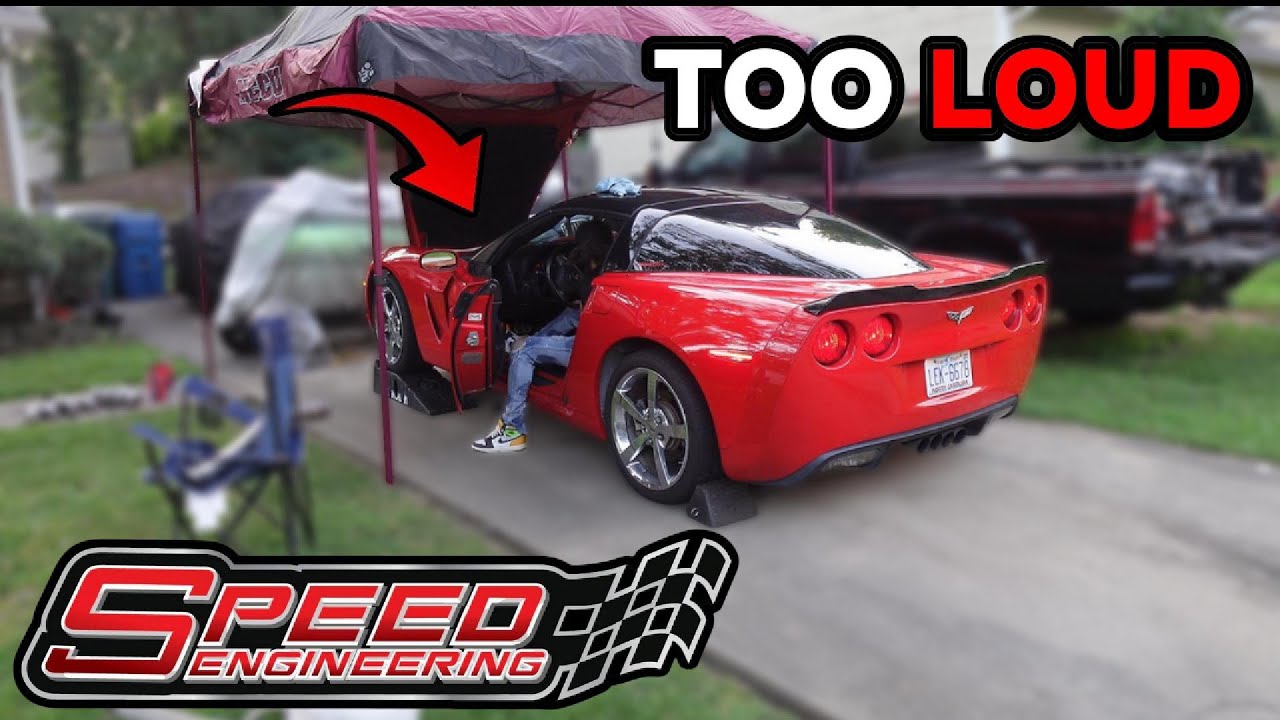 INSTALLING HEADERS AND AN X-PIPE ON MY C6 CORVETTE…..(CRAZY LOUD)