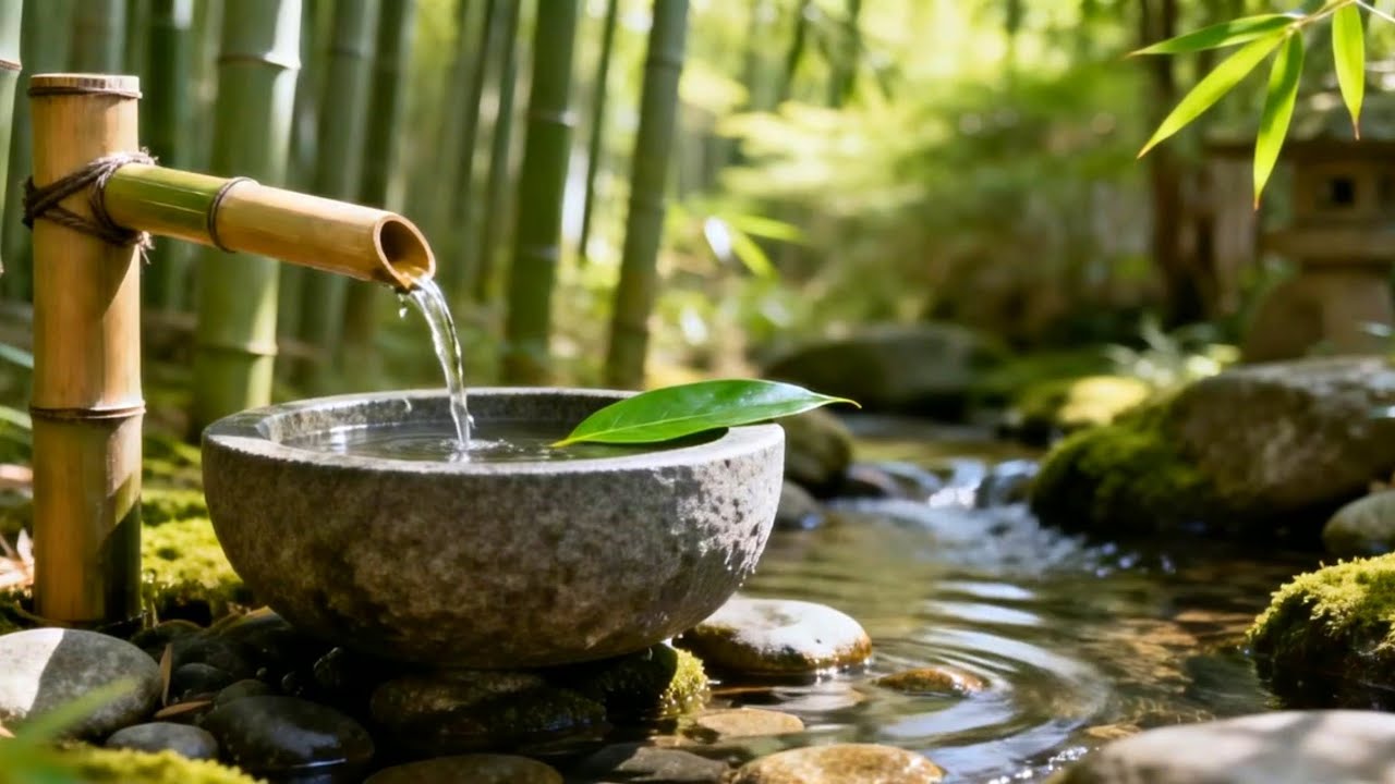 Whisper of Zen | Bamboo Water Spa Music for Inner Peace”