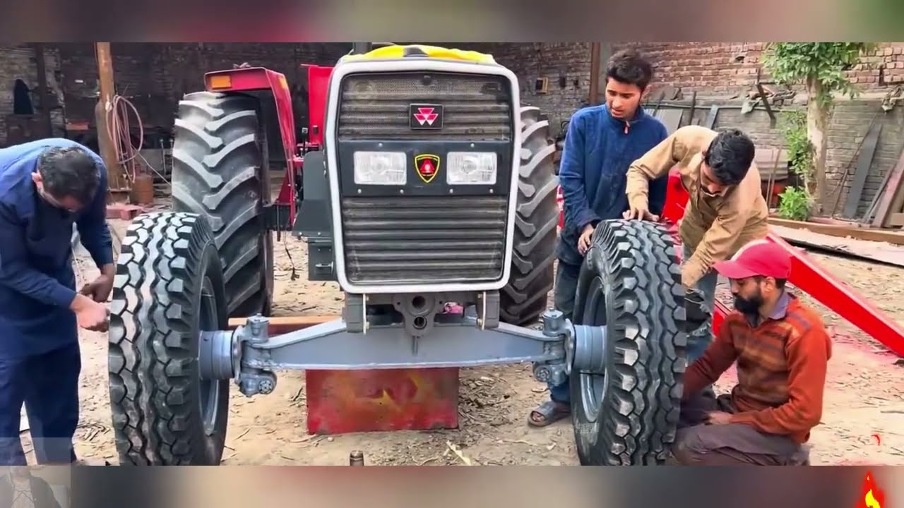 Pakistan Tractor Modified Into Loader | Multi-Purpose Hydraulic Conversion