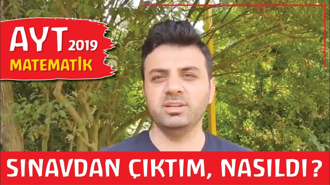 AYT den Çıktım. İlk Değerlendirme. Sorular Nasıldı? ÖSYM'DEN SÜRE TALEBİMİZ VAR!