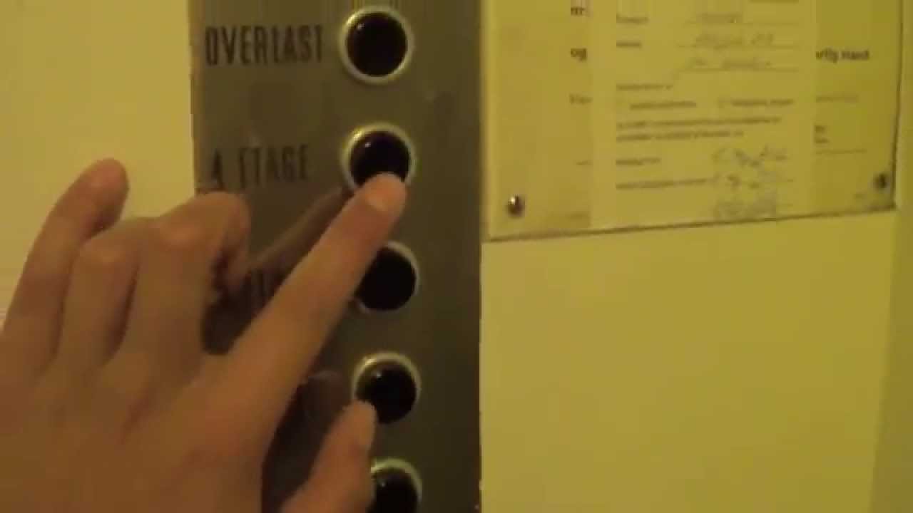 1964 Siemens upgraded traction elevator @ &Oslash;stergade 24B, Pistolstr&aelig;de, Copenhagen, Denmark.