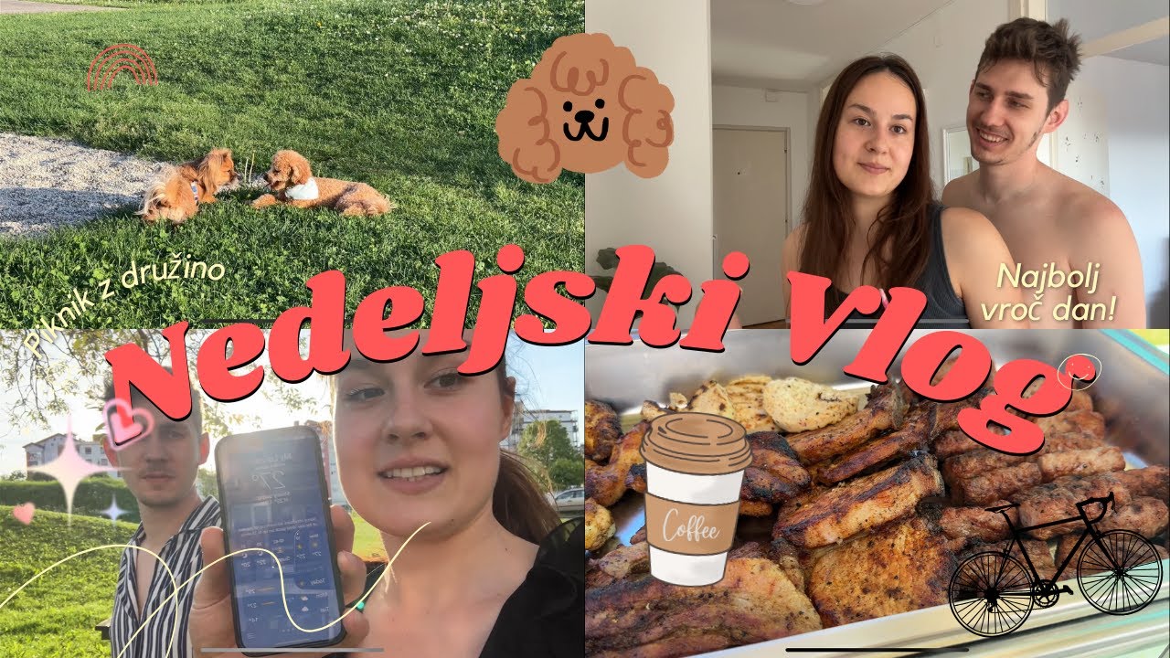 SONČNA NEDELJA IN PRVI LETOŠNJI PIKNIK - vlog