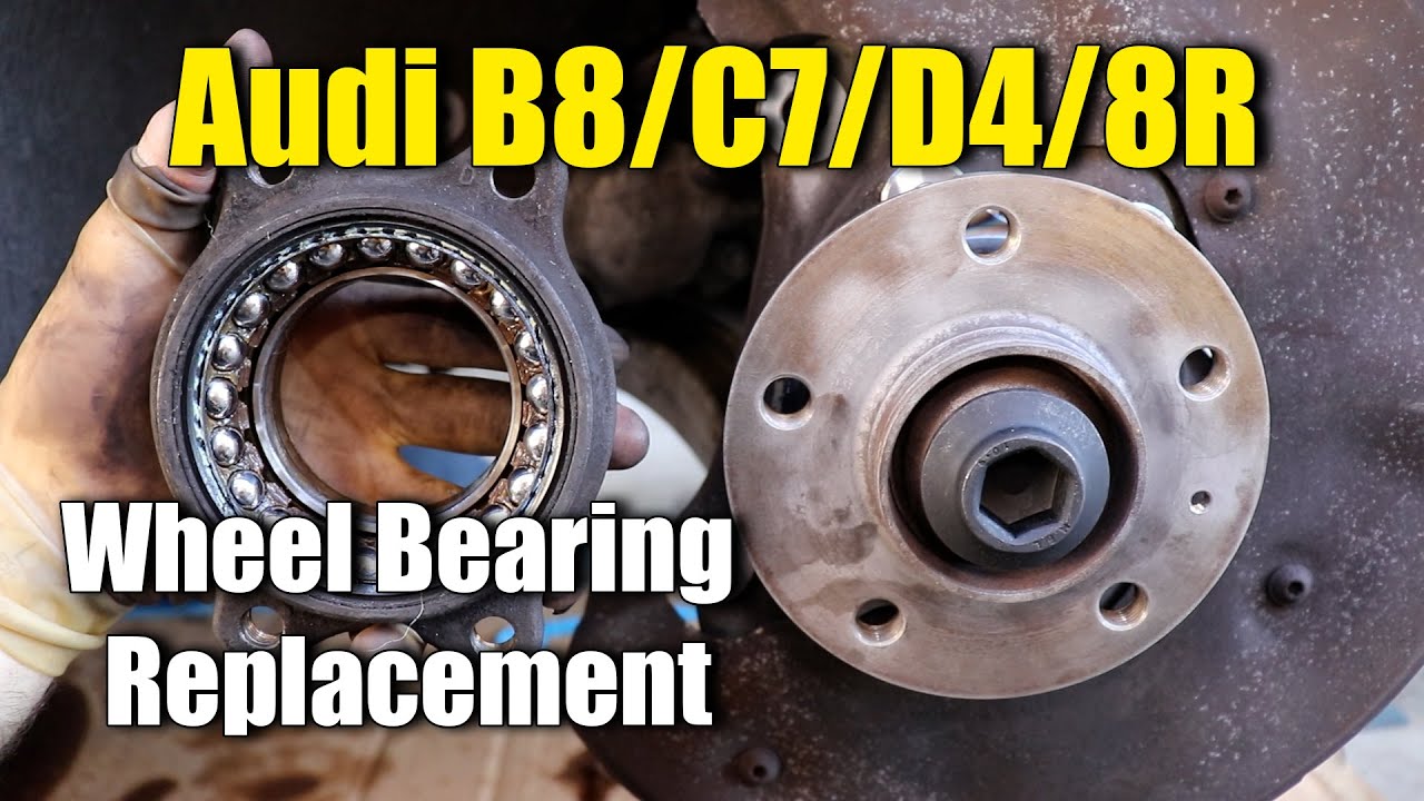 2009-2016 Audi A4 (B8) Wheel Bearing Replacement (Fast Method) A4, A5, A6, A7, A8, Q5, Porsche Macan