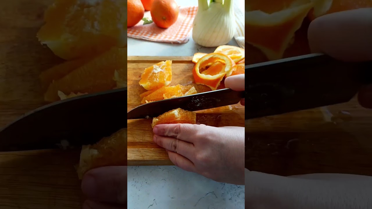 insalata di finocchi e arance sana e profumata, perfetta in inverno