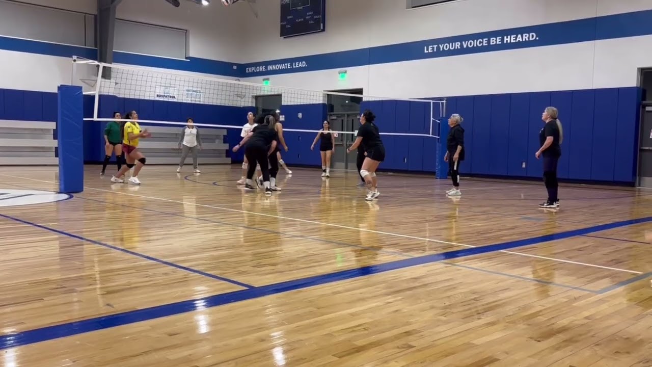 NON-CLUB FUN VOLLEYBALL HIGHLIGHTS (3 Green  & white)