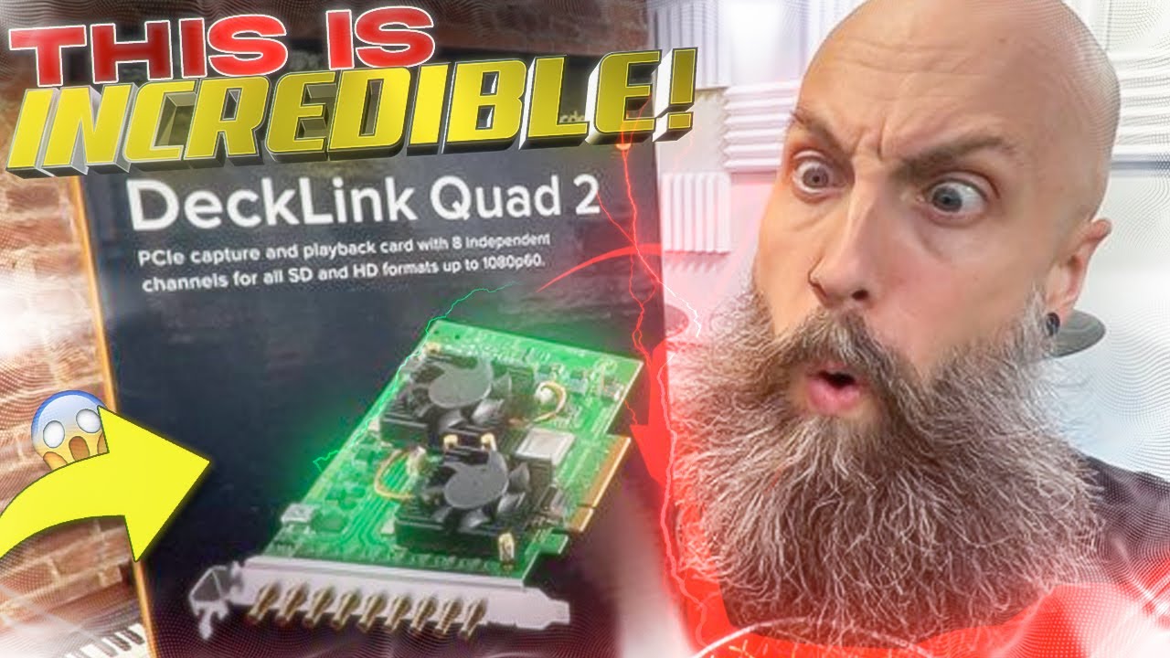 Карта захвата на 8 входов: DeckLink Quad 2