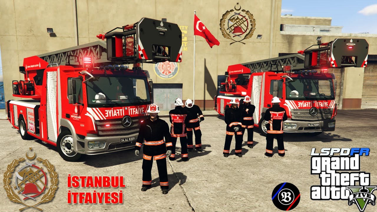 GTA 5 İTFAİYE MODU-PARK HALİNDEKİ ARAÇ PATLADI !! -LSPDFR#9