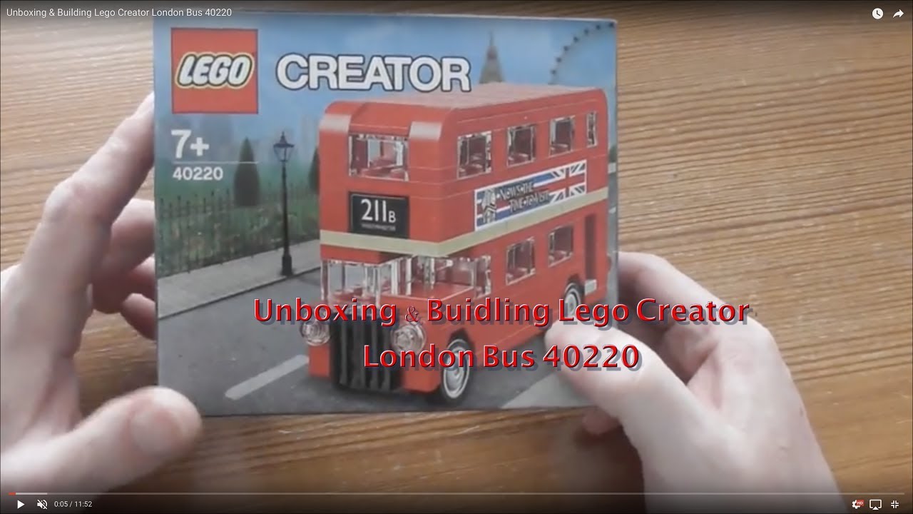 Unboxing & Building Lego Creator London Bus 40220