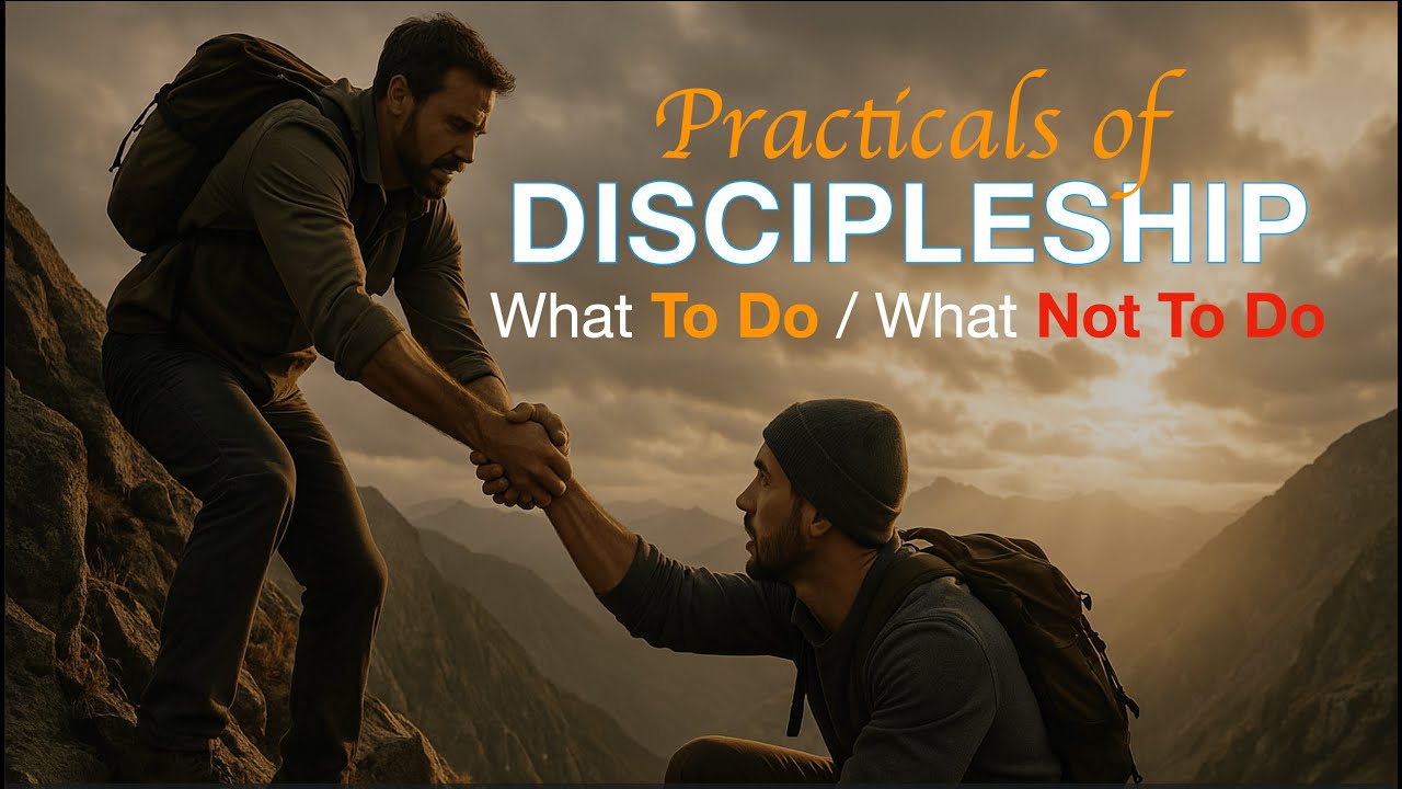 Discipleship Practicals - What to do, What NOT to do.