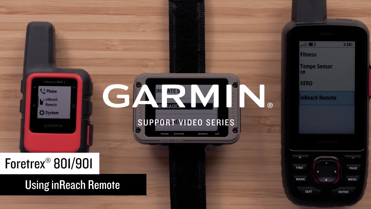 Garmin Support | Foretrex&reg; 801/901 | Setting Up and Using inReach Remote