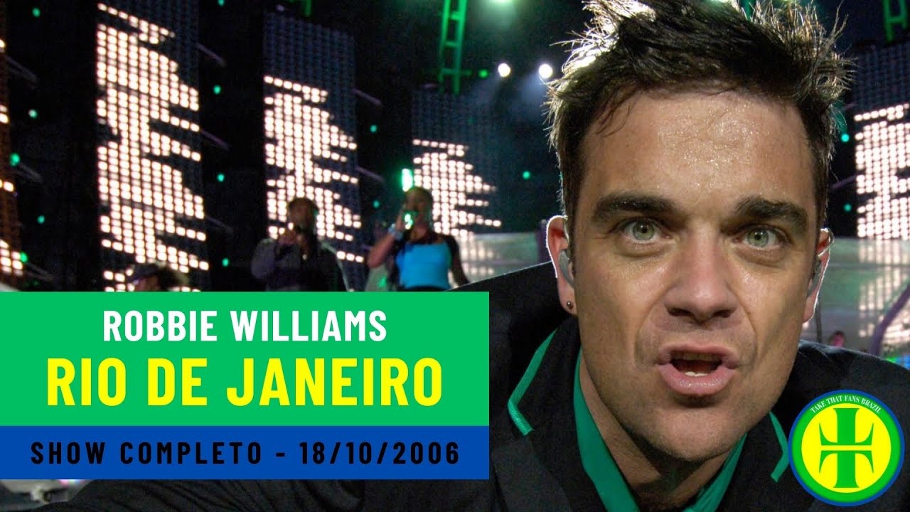 Robbie Williams in Brazil - Rio de Janeiro - Show Apoteose 2006 #showcompleto #robbiewilliams