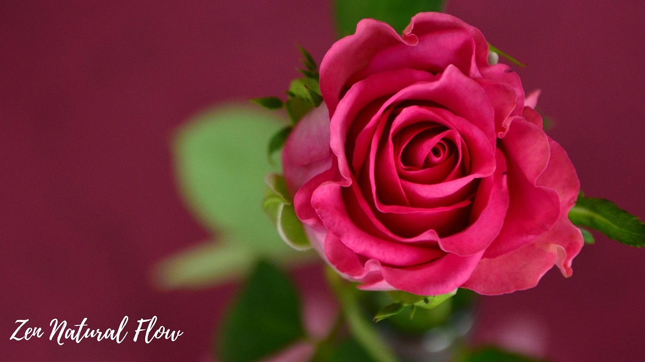 Relaxing Piano Music 🌹 Calm Mind, Deep Sleep & Meditation | Roses Background