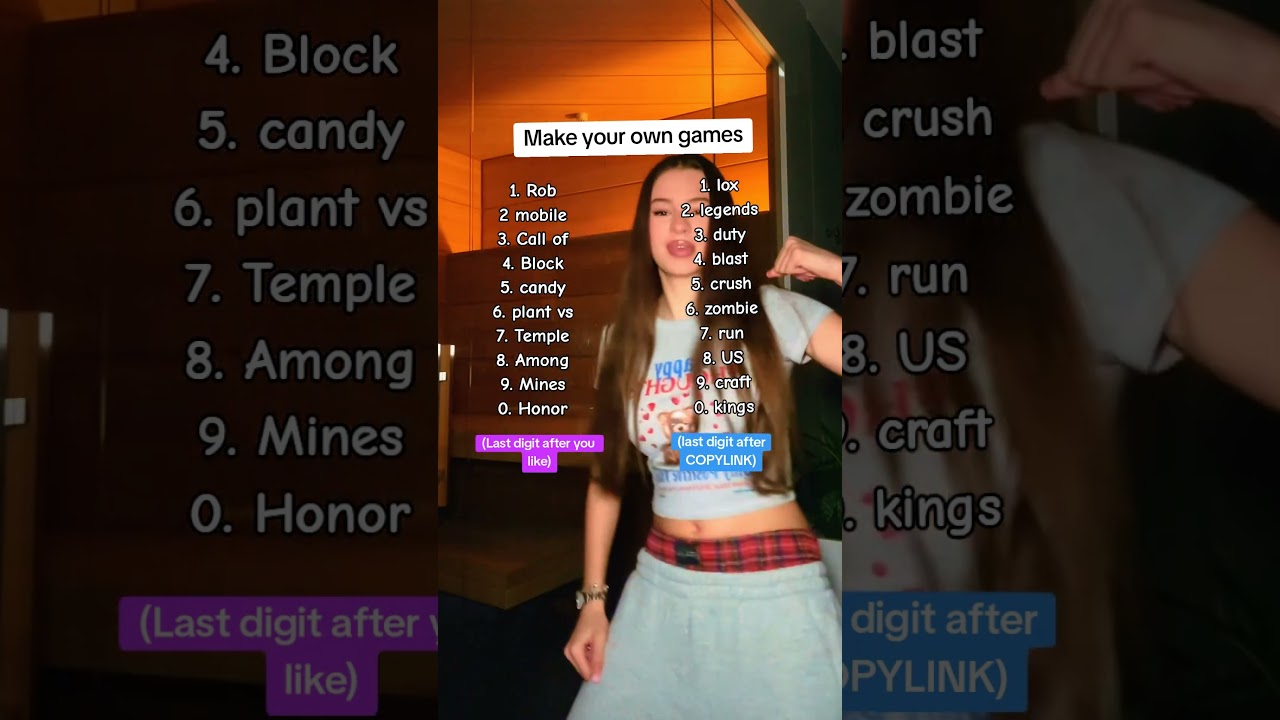 Создайте свою собственную игру!!❤️&zwj;🩹💫