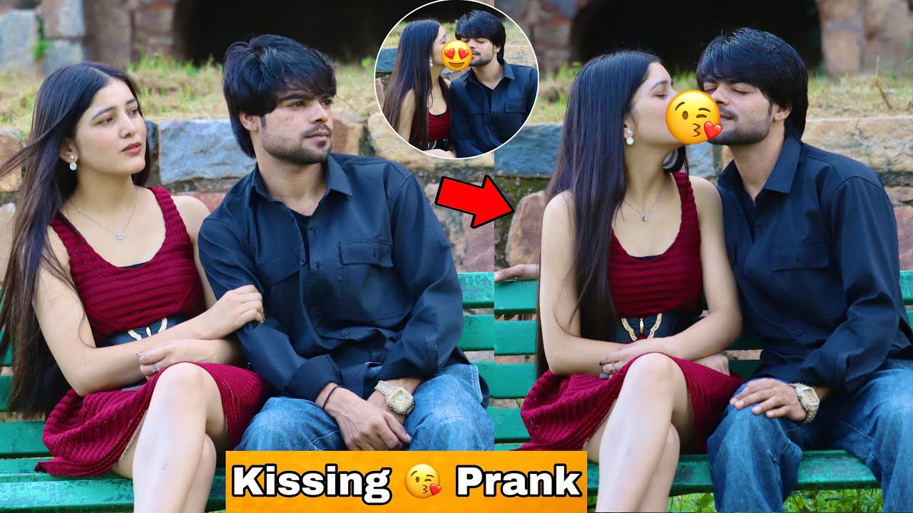 KISSING 😘 PRANK ON CUTE FRIEND 😜 | EMOTIONAL VIDEO 🥹 | PradhanVlog 