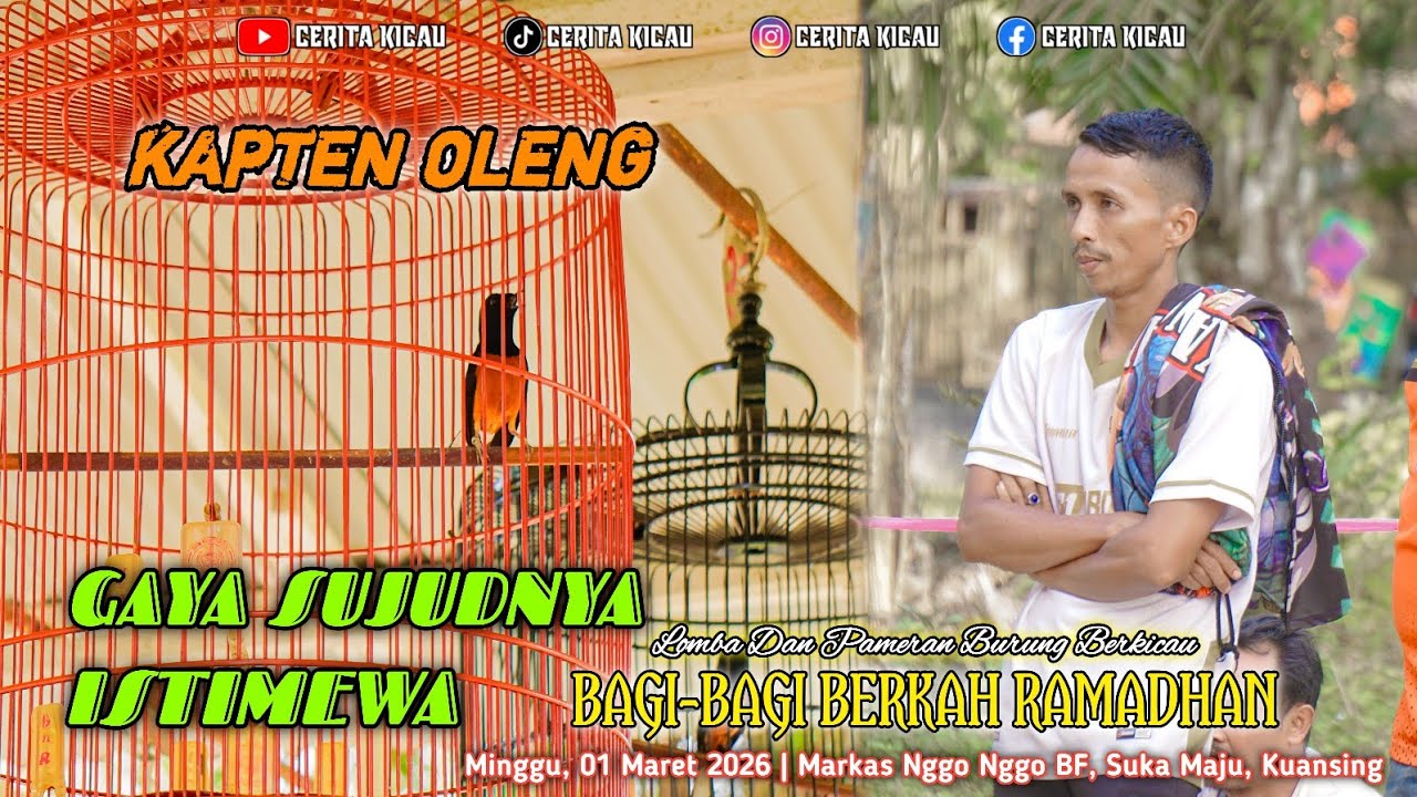 MURAI BATU KAPTEN OLENG GAYA SUJUDNYA ISTIMEWA❗️FINISH 2, 1, DAN 4 🚩 ❗️BAGI-BAGI BERKAH RAMADHAN