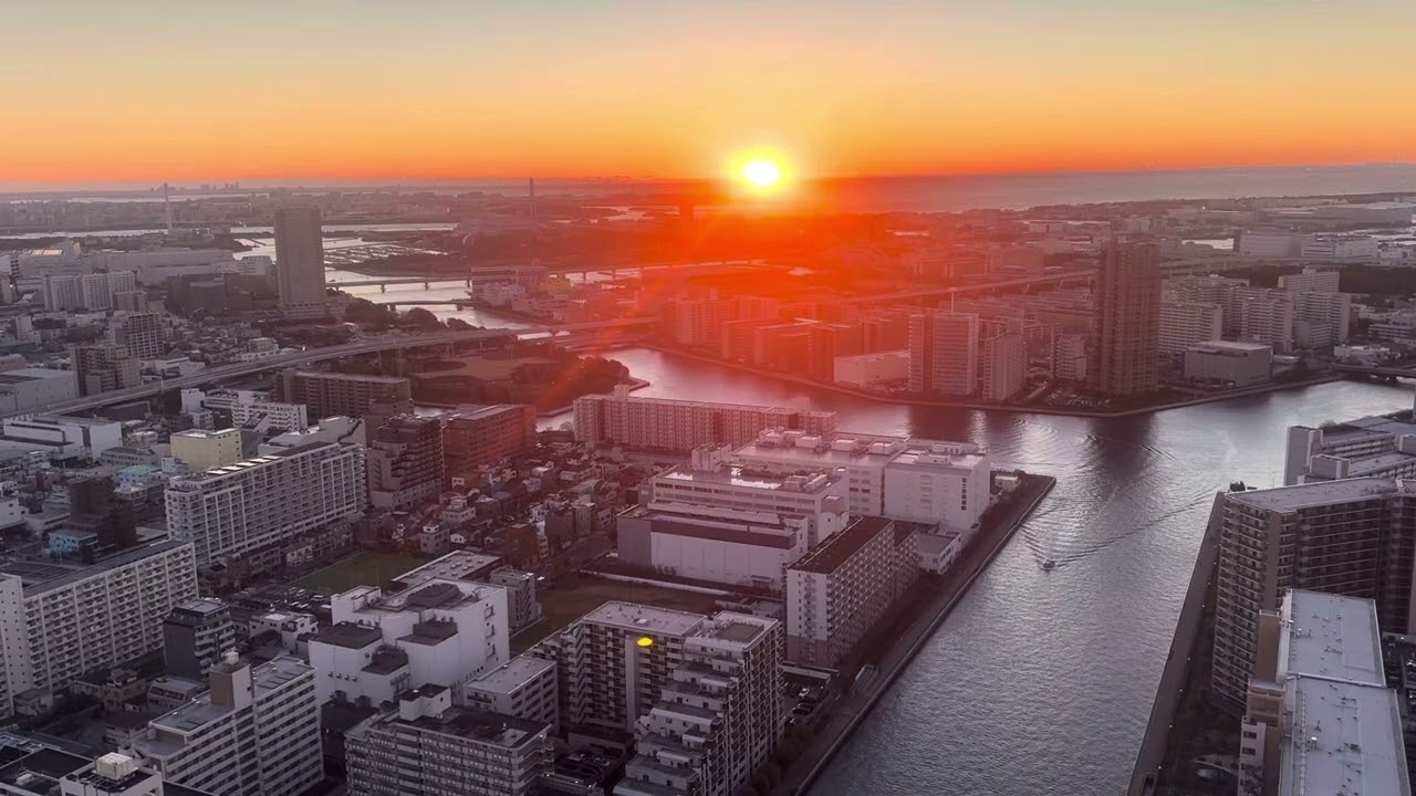 20260109千葉方向の日の出をほぼ毎日撮影🌅