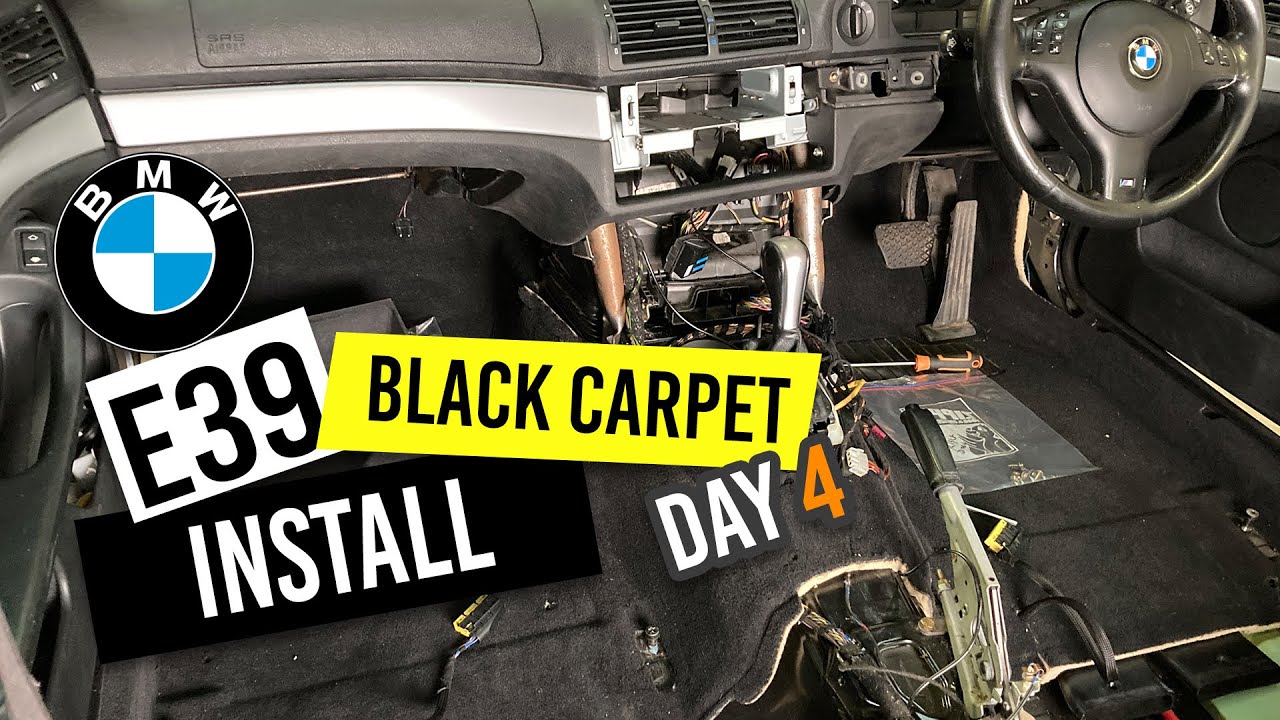 Removing the BMW e39 wagon front carpets and trim | Project Hershel