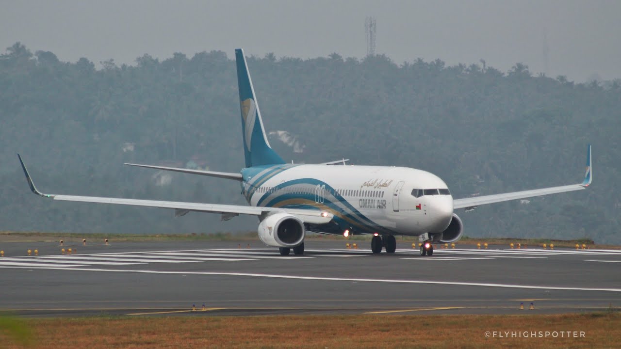Oman Air [WY298] Takeoff From Karipur Int'l Airport | HD Video