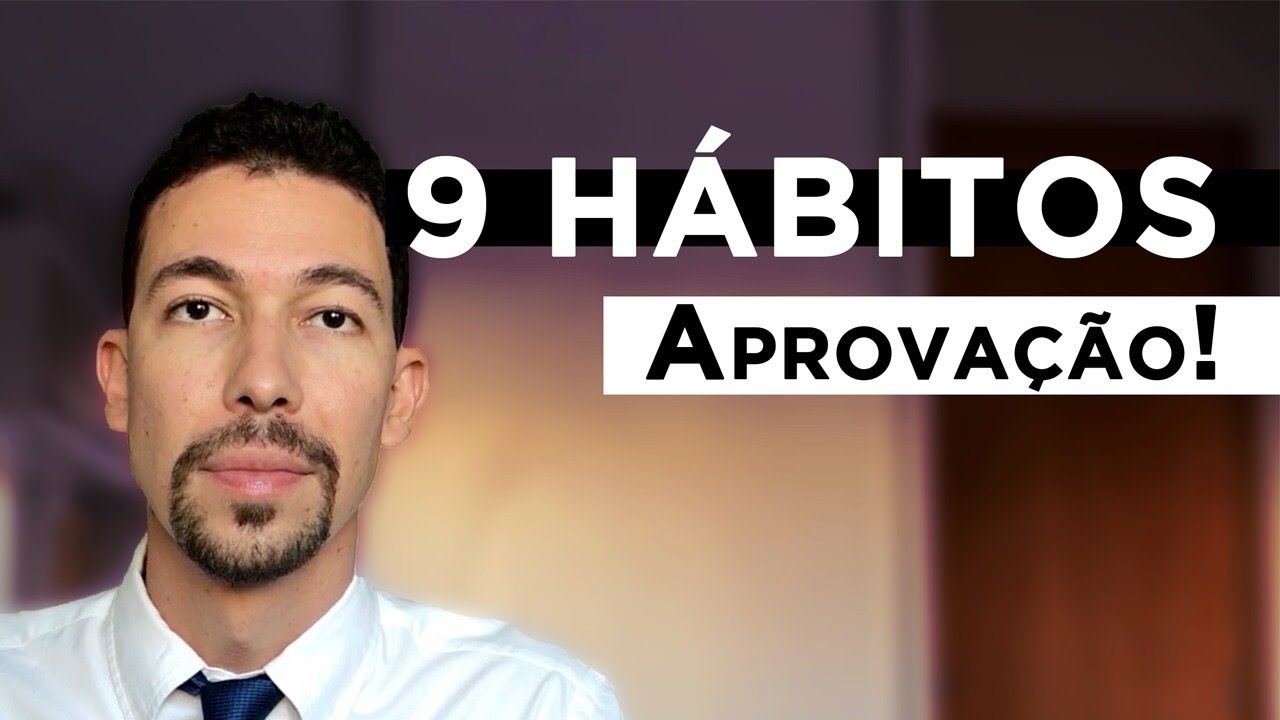 9 hábitos que me levaram à aprovação em concurso público
